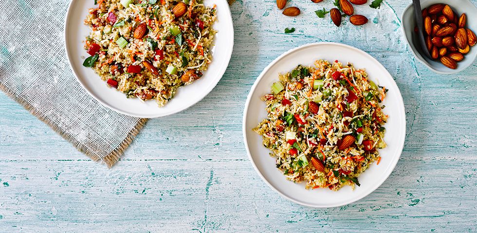 Coconut & Coriander Quinoa with Almonds